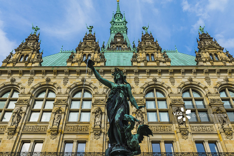 市政厅内院图片素材