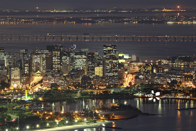 格洛里亚码头，里约-尼泰罗伊大桥图片素材