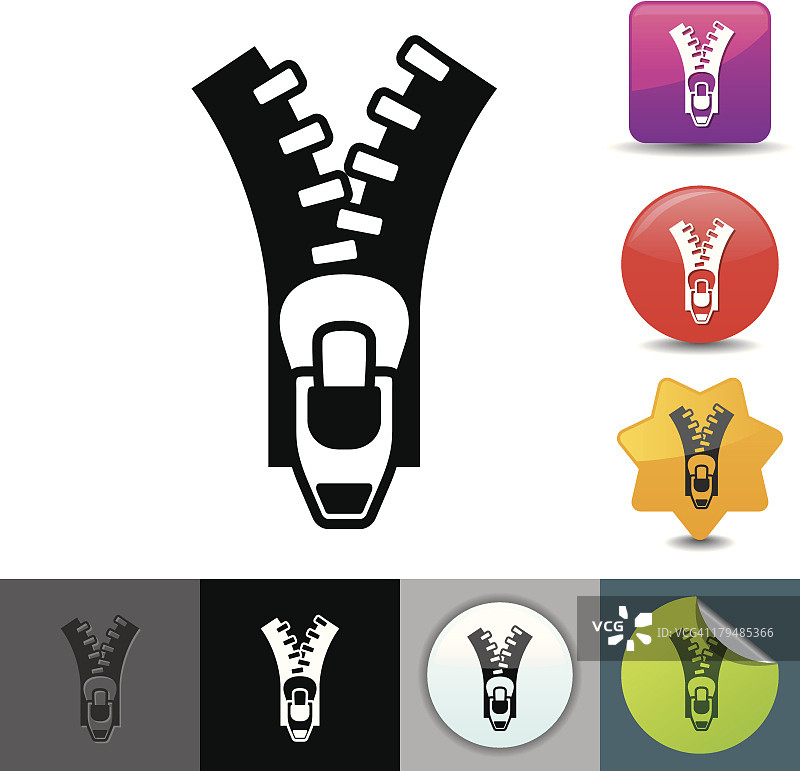 拉链图标 | solicosi系列图片素材