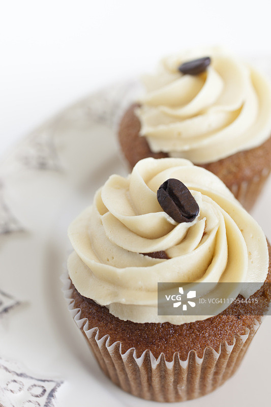 咖啡纸杯蛋糕图片素材