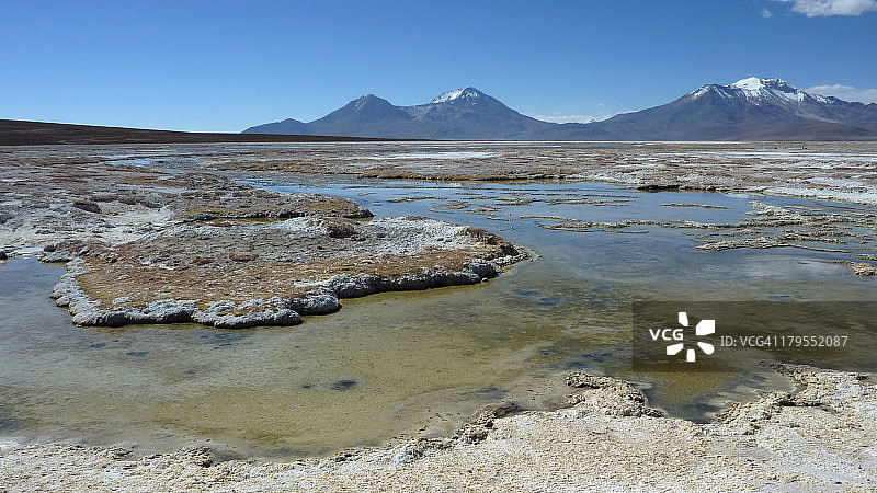苏里雷盐湖图片素材