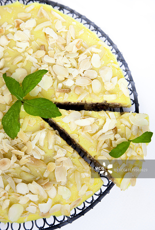 杏仁蛋糕图片素材