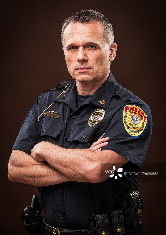 执法人员肖像图片素材