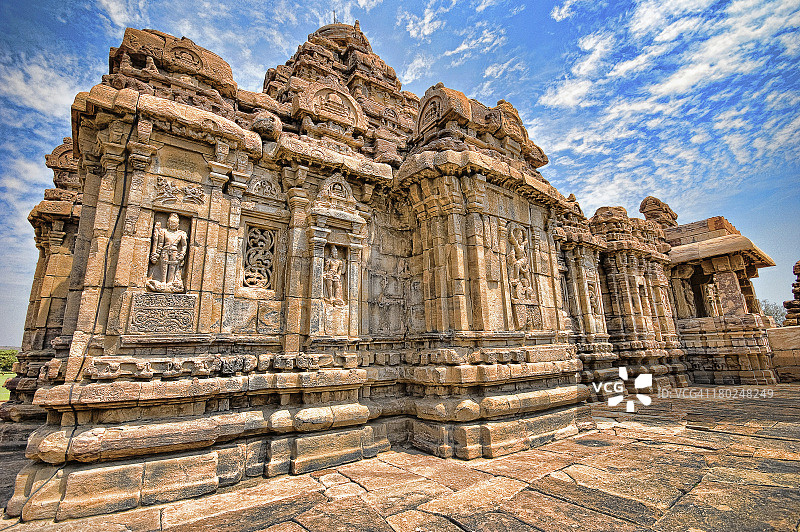 马利卡琼神庙，帕塔达卡尔，卡纳塔克邦图片素材