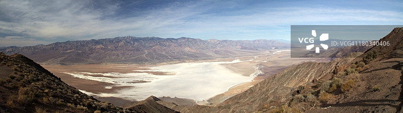 但丁峰的死亡谷北部图片素材