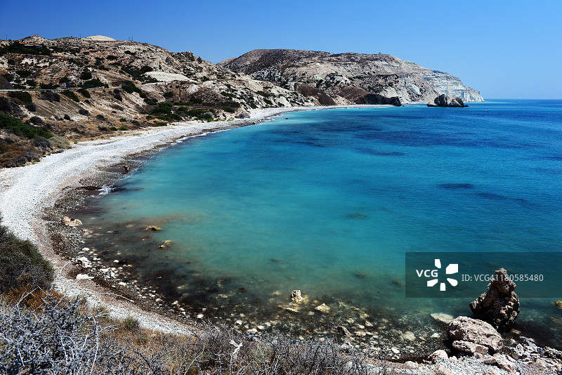 塞浦路斯罗密欧岩图片素材