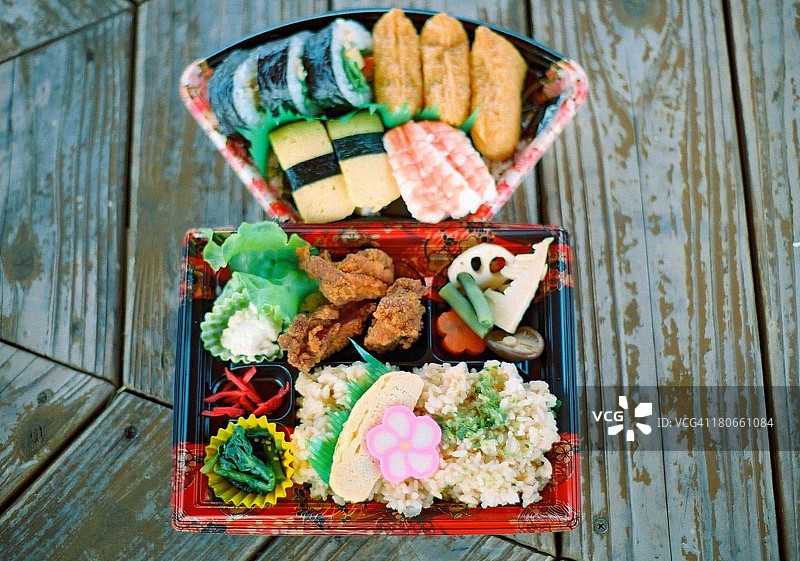 外卖盒装美食图片素材