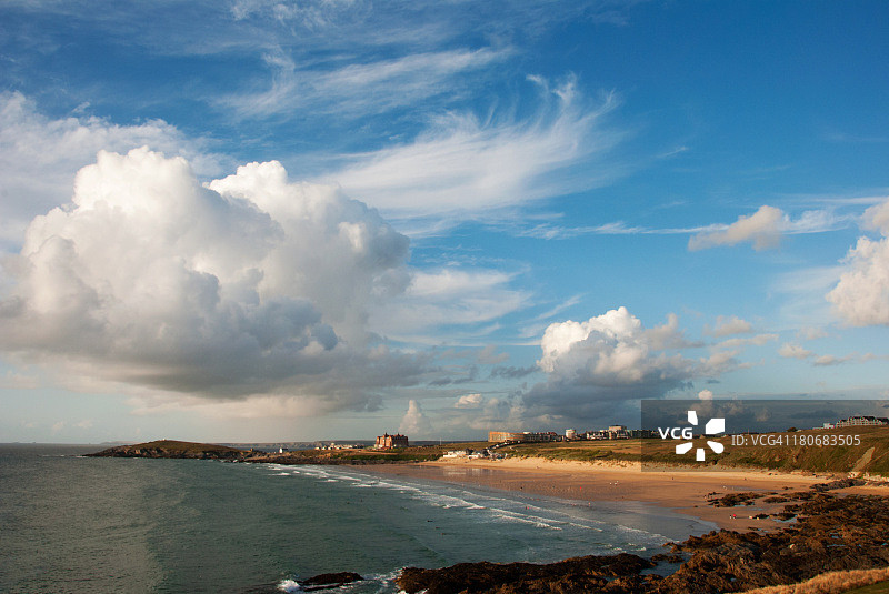 纽基的菲斯特拉尔海滩图片素材