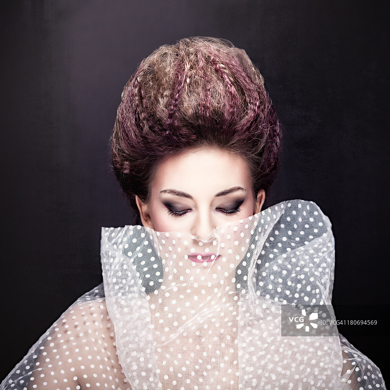 前卫发型写真图片素材