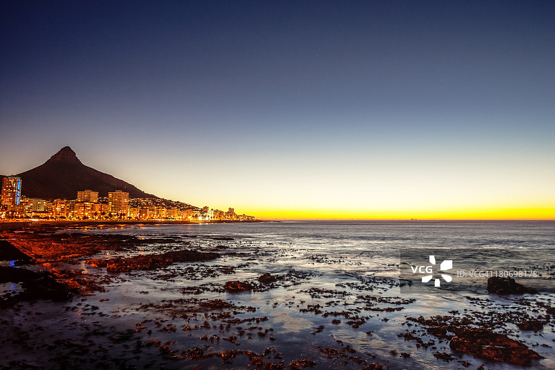 南非开普敦海角夜景图片素材
