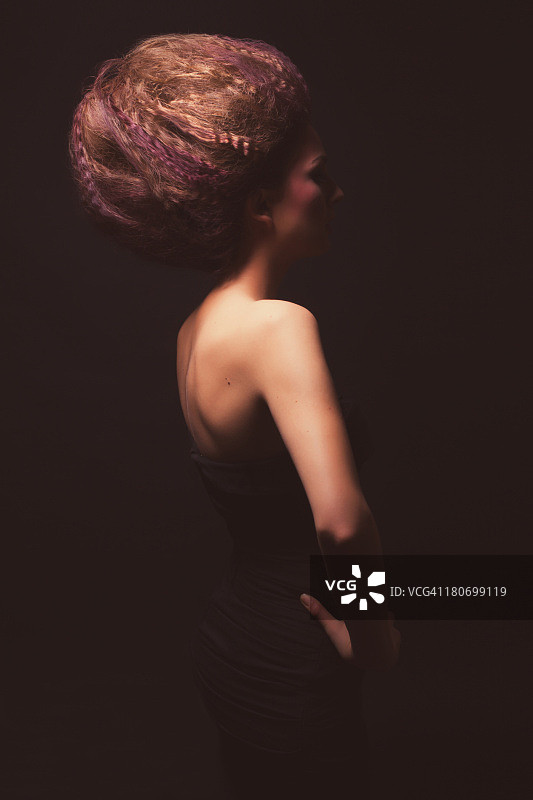 前卫发型写真图片素材