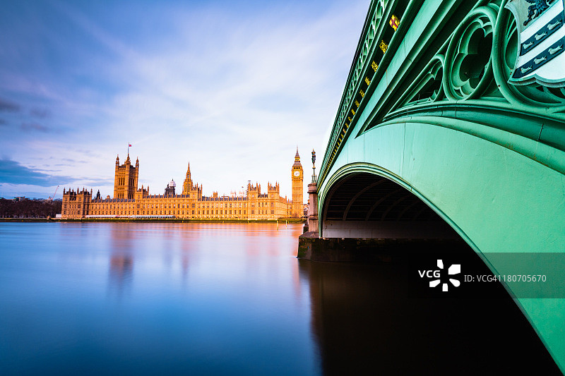 伦敦威斯敏斯特桥图片素材