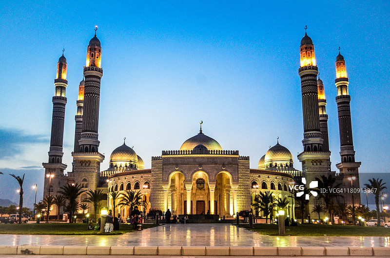 萨利赫清真寺图片素材