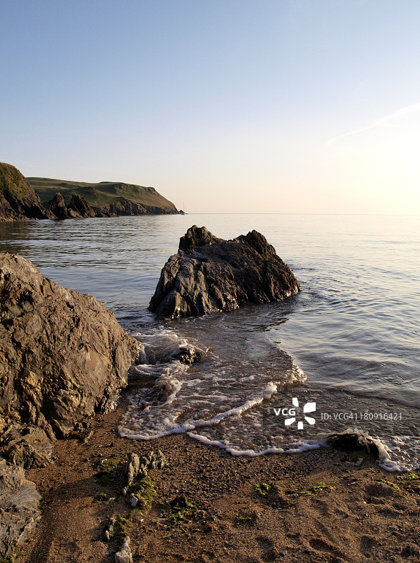 南德文郡海滨图片素材