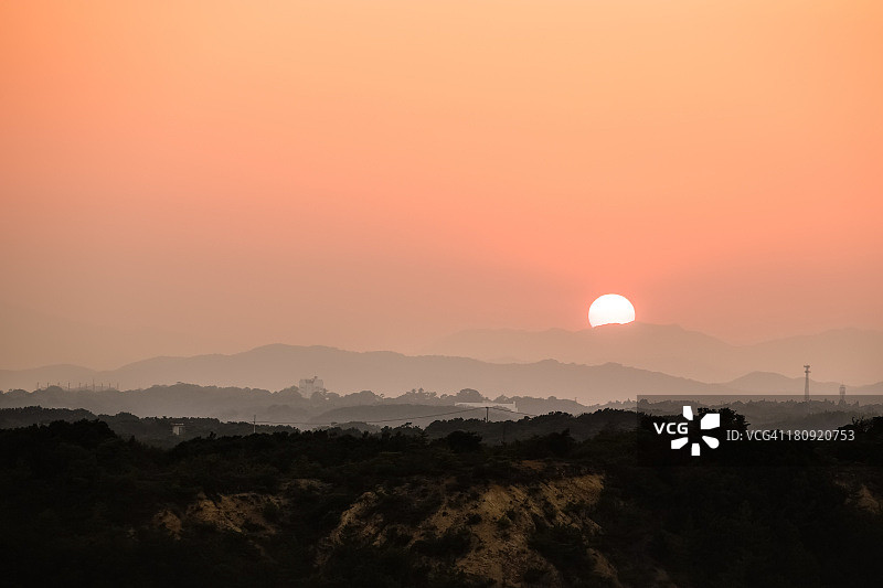 日本英虞湾日落图片素材