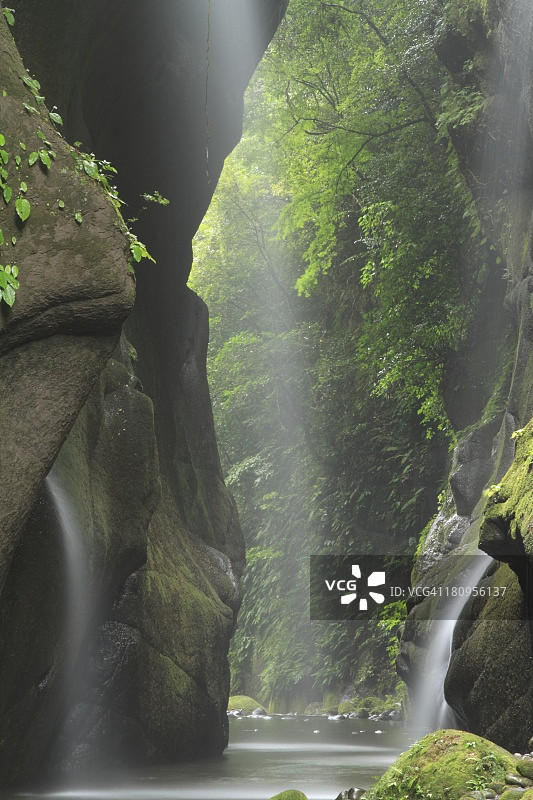 玉夫河峡谷图片素材