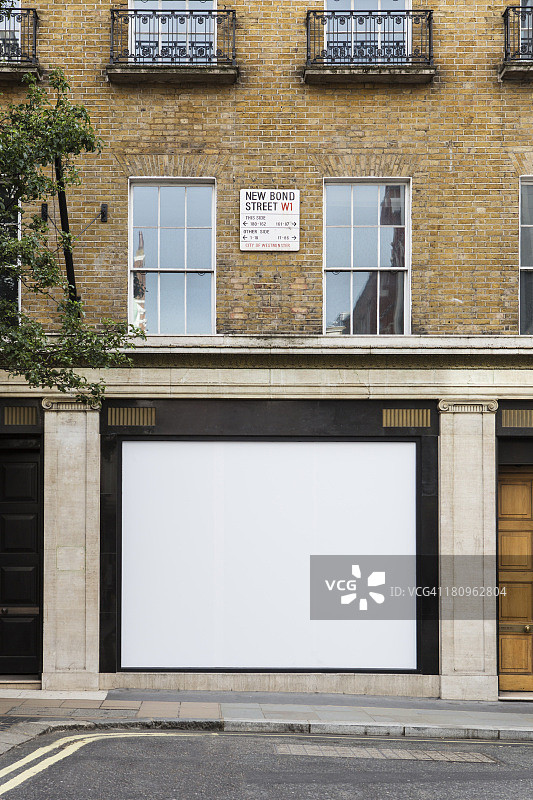 伦敦新邦德街的空白区域图片素材