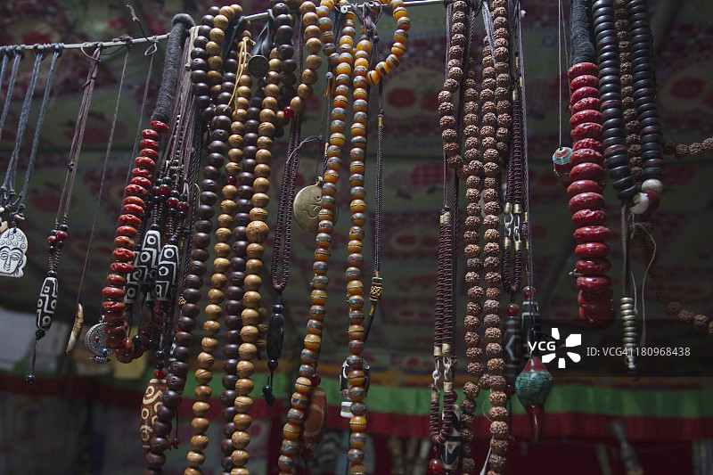 西藏的各种念珠图片素材