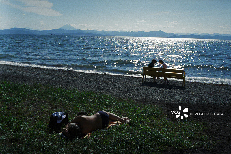 堪察加海滩图片素材