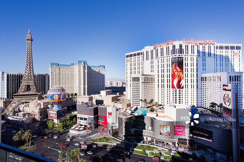 美国内华达州拉斯维加斯大道图片素材