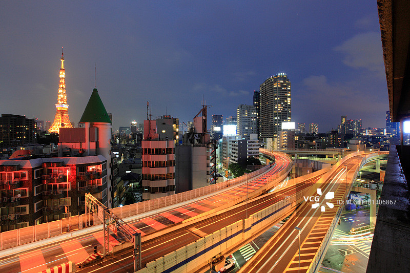 麻布十番一之桥立交桥图片素材