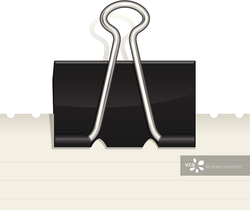 长尾夹细节图片素材