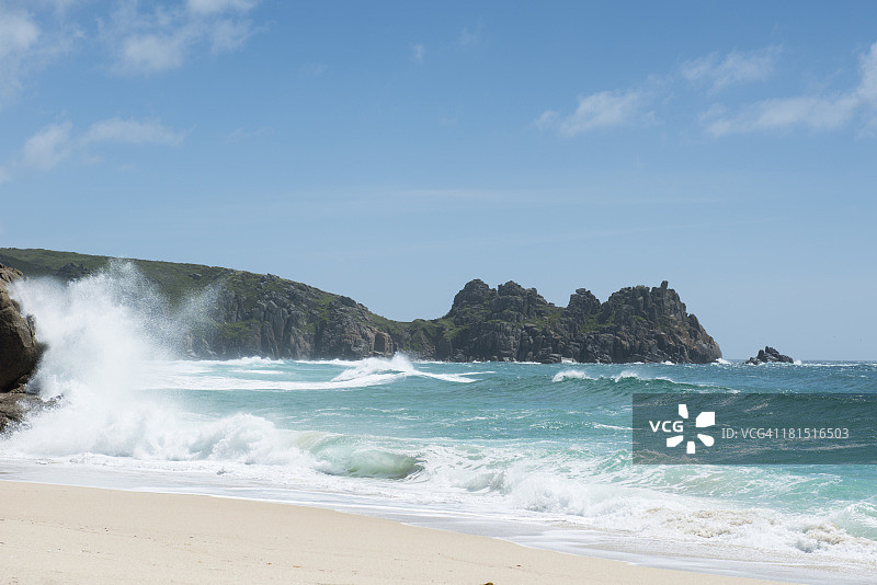 波斯科诺海滩图片素材