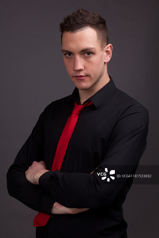 男性发型模特图片素材