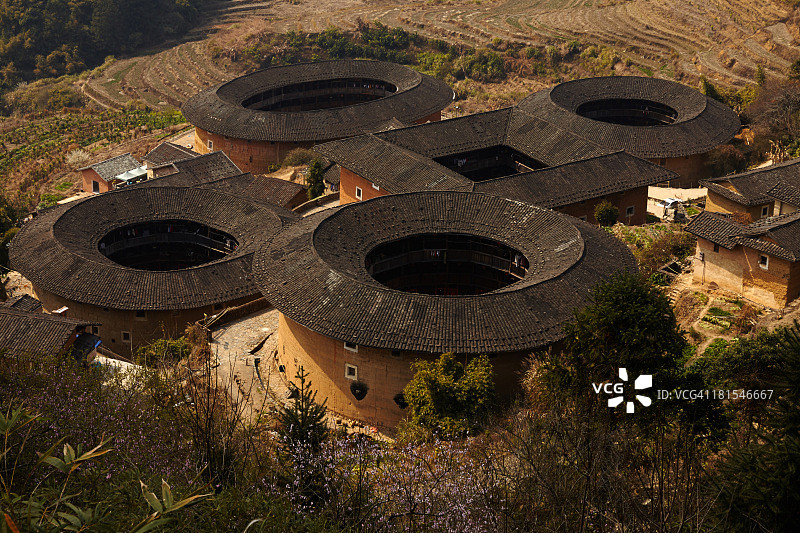 田螺坑土楼图片素材
