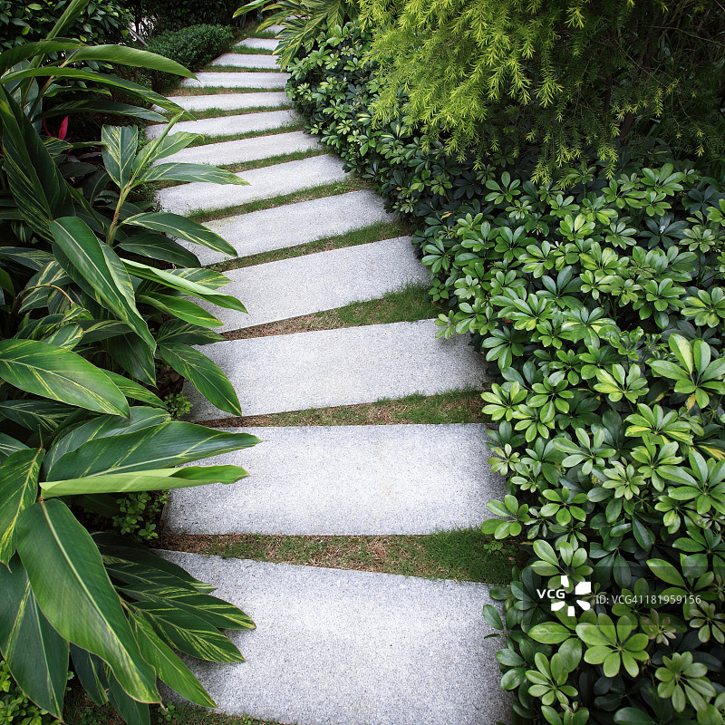 石板路图片素材