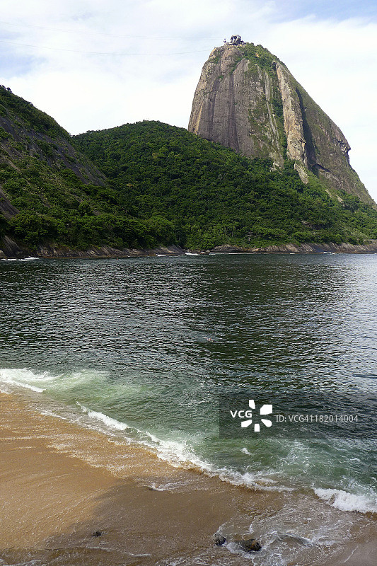 红色海滩图片素材