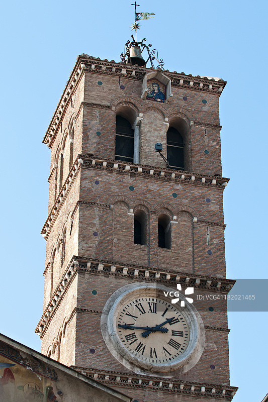 圣玛丽亚大教堂的钟楼图片素材