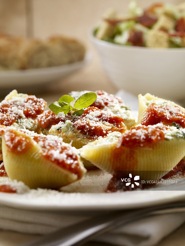 酿意大利面壳图片素材