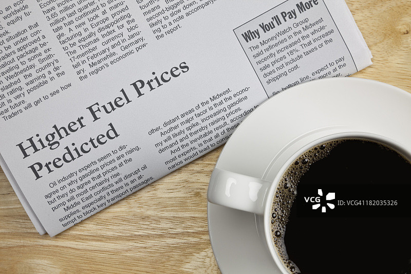 关于高油价的坏消息图片素材