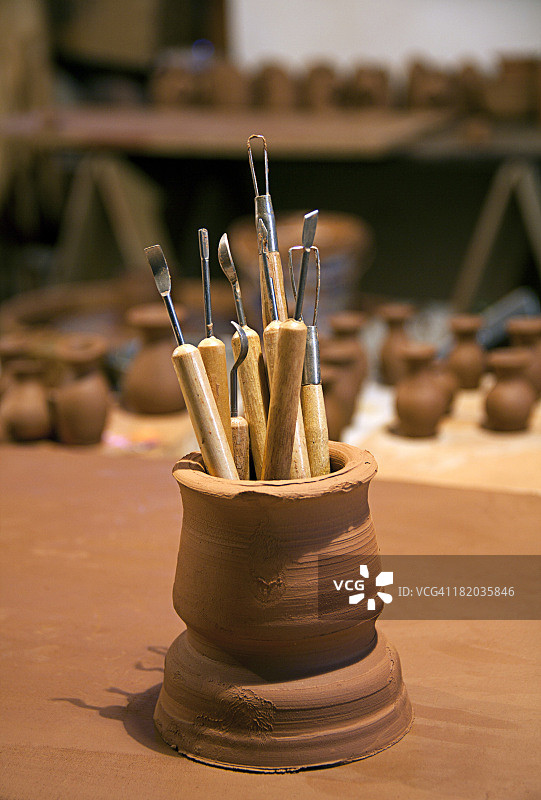 雕塑工具图片素材