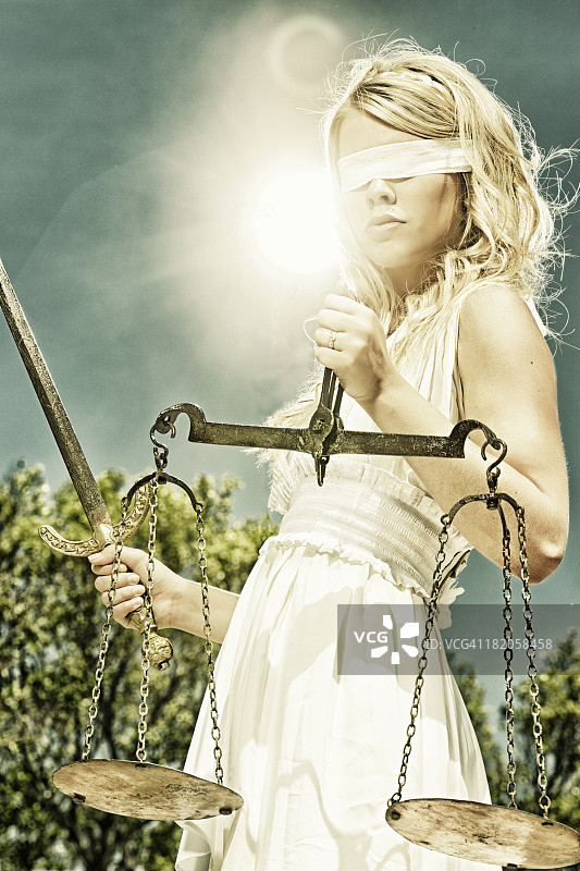 正义女神忒弥斯图片素材