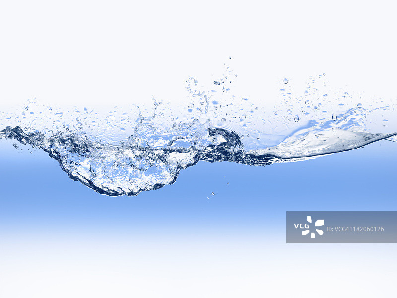 蓝色水波图片素材