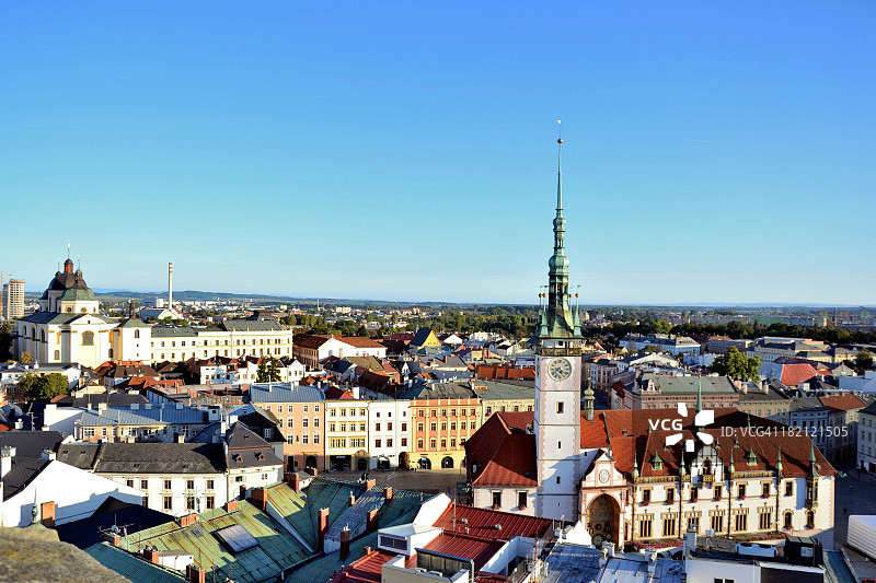 奥洛穆茨天际线图片素材