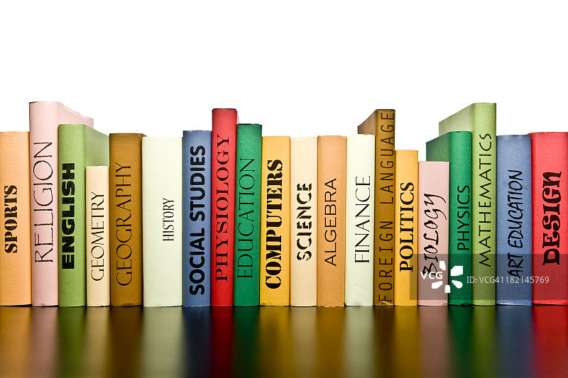 一排书图片素材