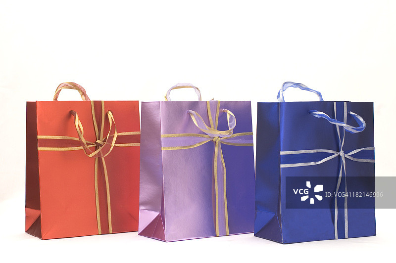 三个礼品袋图片素材