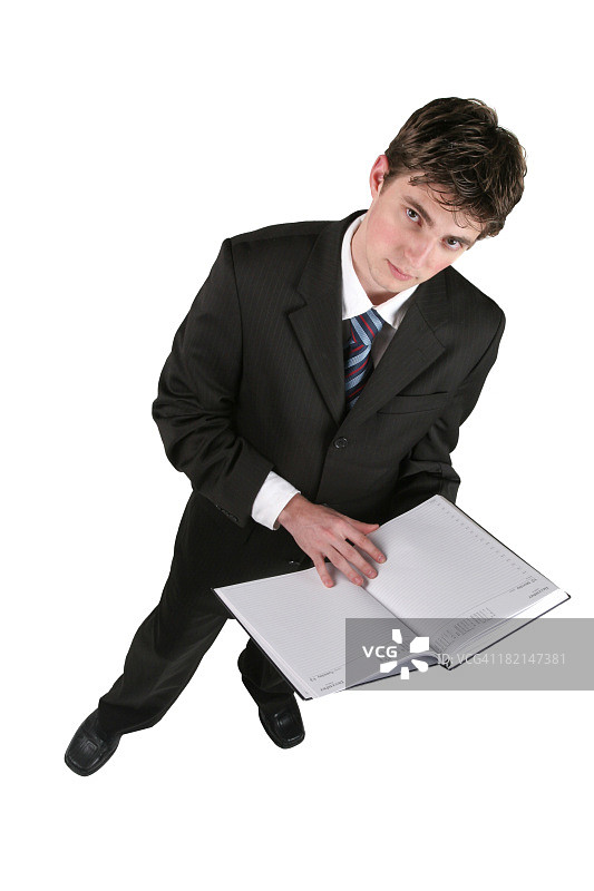 向上看的商人图片素材