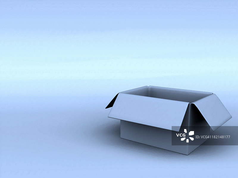 蓝色盒子01图片素材