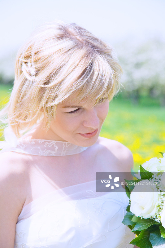 白色新娘图片素材