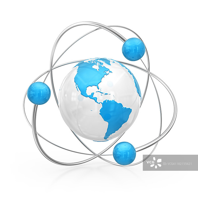 地球原子图片素材