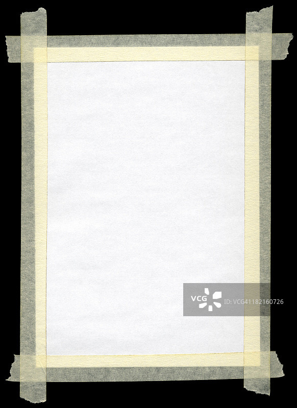 美纹纸胶带边框图片素材