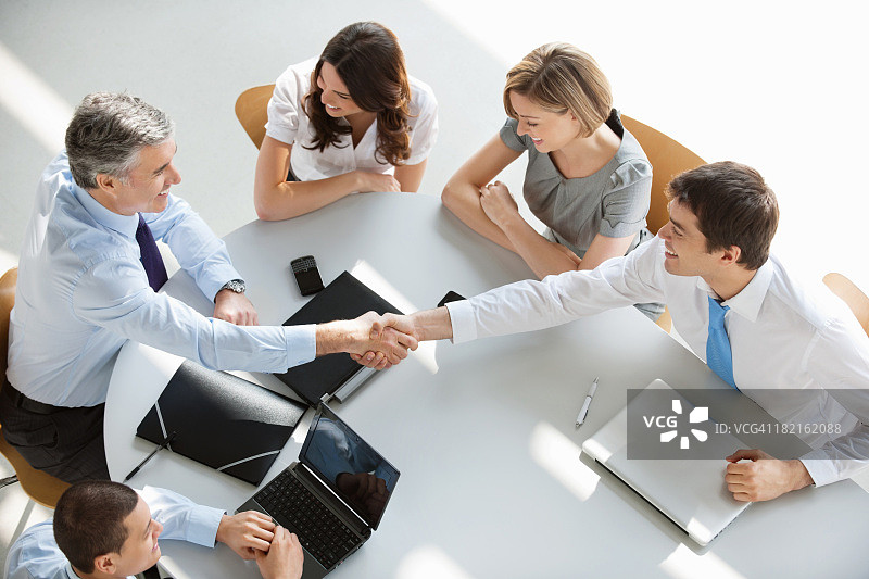 业务握手图片素材