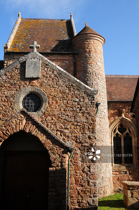 泽西岛圣布雷拉德教堂图片素材