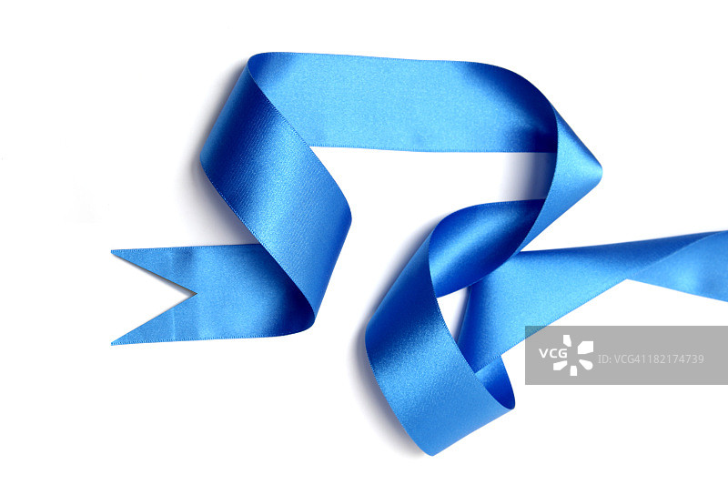 蓝色丝带图片素材