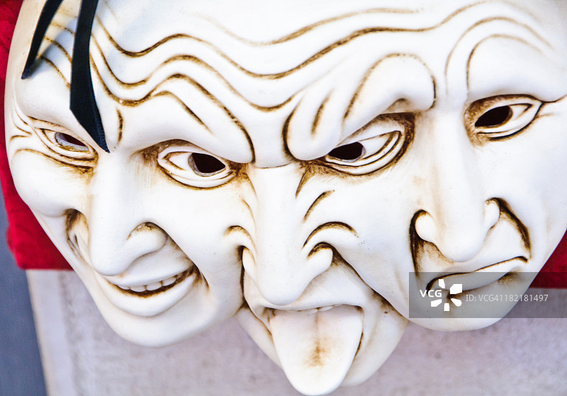 三面面具图片素材