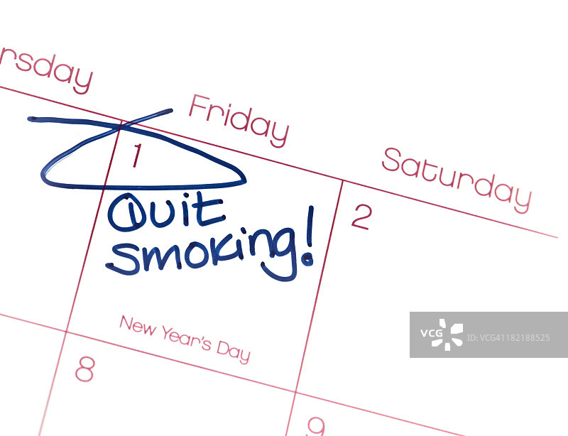 新年决心：戒烟图片素材